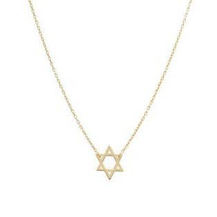 14k Star of David Necklace