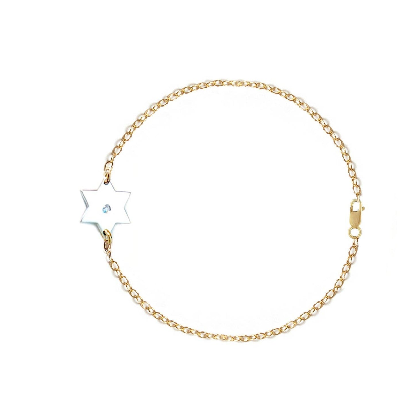 Star of David Diamond Bracelet | Anklet *PRE ORDER ITEM